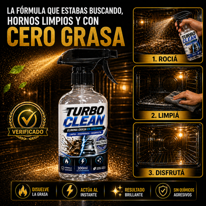 TurboClean™ – La Fórmula que Elimina la Grasa en Segundos