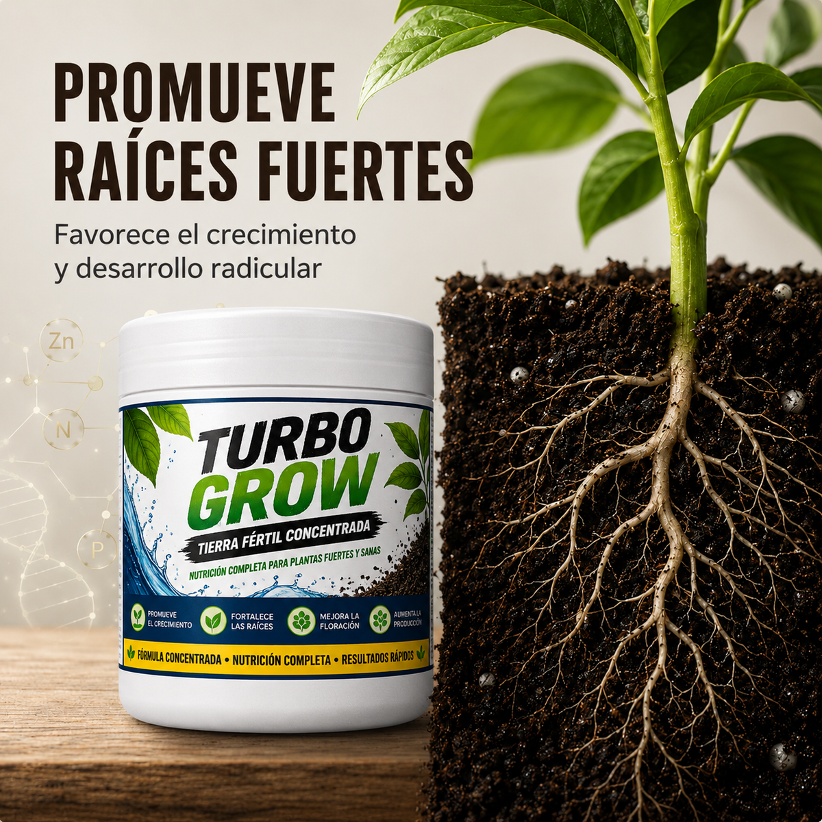 Turbo Grow - Minerales Concentrados Para Plantas