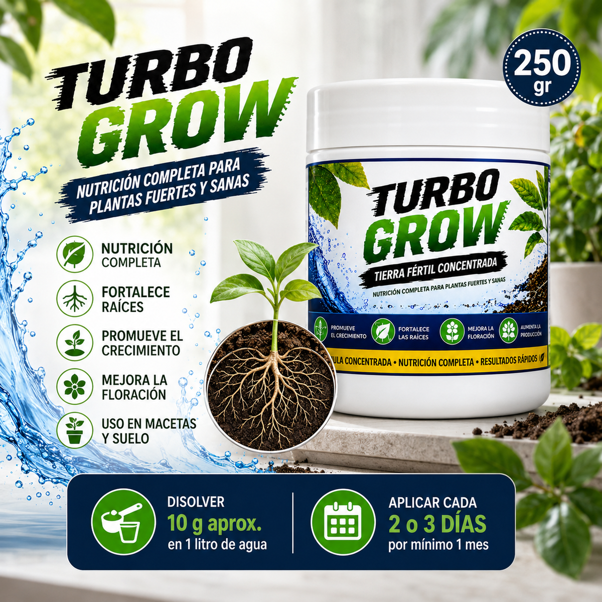 Turbo Grow - Minerales Concentrados Para Plantas