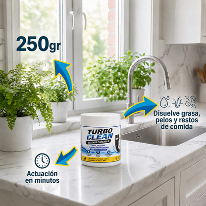 TurboClean™ Limpia y destapa tus cañerias