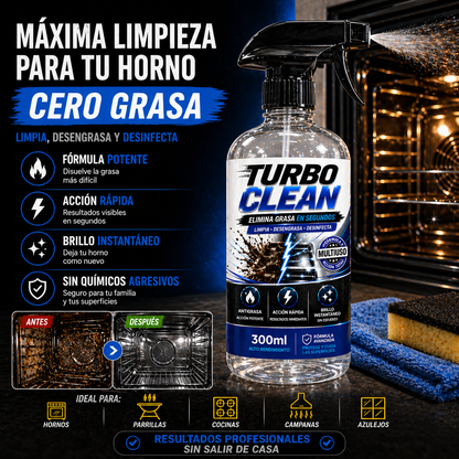 TurboClean™ – La Fórmula que Elimina la Grasa en Segundos