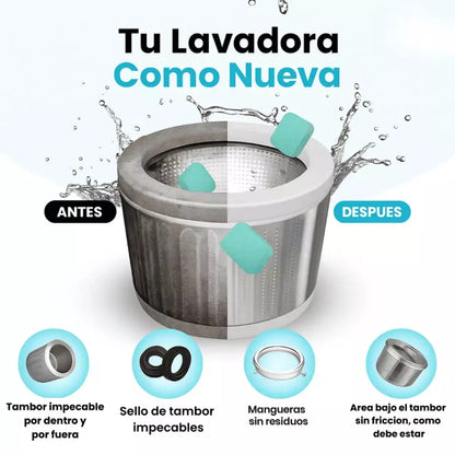 TurboClean™ Pastillas para lavarropas