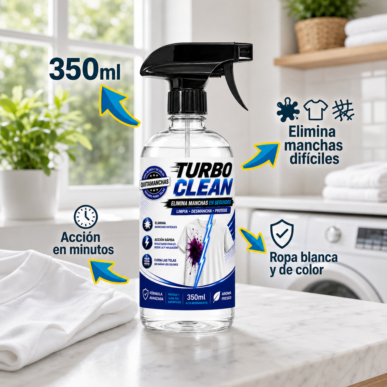 TurboClean™ Quitamanchas | El Producto definitivo para tu día a día